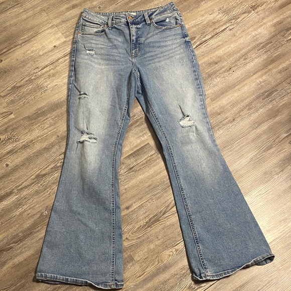 Maurices Denim - EUC M JEANS by MAURICES High Rise Flare Jeans 10